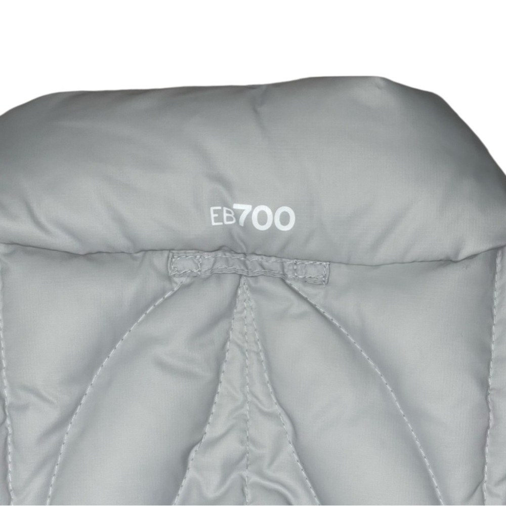 EDDIE BAUER Down Puffer Vest in Light Gray Size Small — EB700 Down Rating — WOW! - Picture 7 of 12
